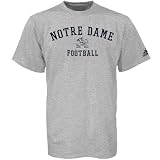 Cheap   Adidas Notre Dame Fighting Irish Ash Football Practice T shirt