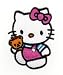 Produkt-Bild: Aufn&auml;her B&uuml;gelbild Aufb&uuml;gler Iron on Patches Applikation Hello Kitty Kinder baby