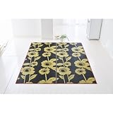 国産い草紋織りラグ フルール 裏貼りあり＊約190×250CM <strong>ブラ</strong>
