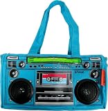 Loop NYC Audio Couture Blue Boombox Bag with Speakers!