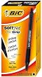 BIC Soft Feel Retractable Ballpoint Pen, Medium Point, Black, 12-Count
