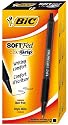 BIC Soft Feel Retractable Ballpoint Pen, Medium Point, Black, 12-Count