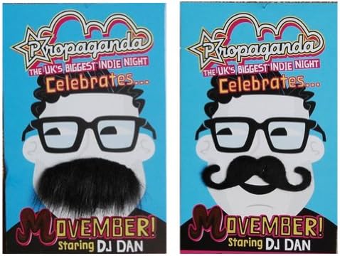 (Price/10 PCS)Oparty Self Adhesive Spy Mustache, Party Favors