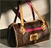 Louis Vuitton Inspired Accessorized Shopping Tote Handbag