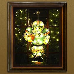 20" NFL Miami Dolphins Lighted Outdoor Football Player Window Yard Art Decor