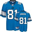 Men`s Detroit Lions #81 Calvin Johnson Team Premier Jersey