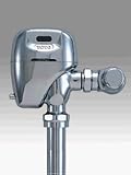 TOTO TEW1DNCS Nickel Plated Electronic Toilet Flushometer Valve, 3.5 GPF, Nickel