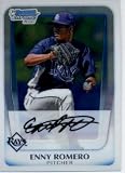 2011 Bowman Chrome Prospects #BCP192 Enny Romero - Tampa Bay Rays (RC - Rookie Card / Prospect XRC)(Baseball Cards)