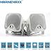 4" Heavy Duty Waterproof Boat Marine Box Speakers Surface Mounted 1 Pair(100W) - White RS.5799.00