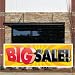 Business Banner - 3' x 9' "Big Sale!" 10 oz. Vinyl Banner, with Grommets for Hanging
