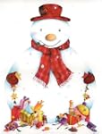 Snowman 3D Advent Calendar
