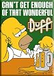 The Simpsons Homer Duff Beer Refrigerator Magnet