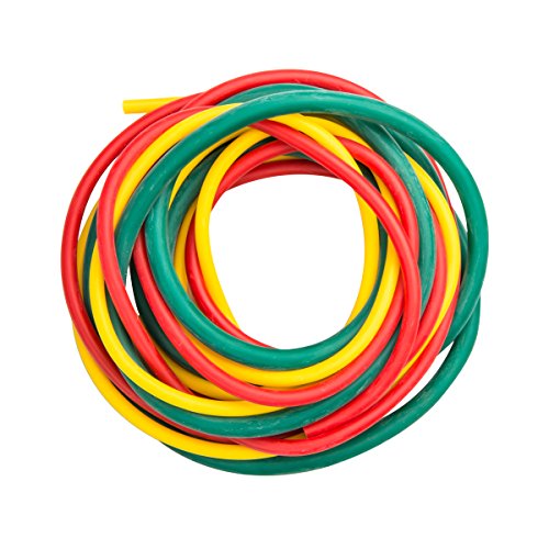 Cando 10-5380 Yellow/Red/Green Low-Powder Exercise Tubing PEP Pack, Easy Resistance