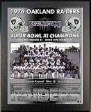 1976 Oakland Raiders Super Bowl XI Champions 11 x 13 Plaque from Healy Pro