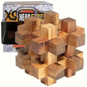 Family Games XS Head Stress Series Timber Box IQ Collection Puzzle