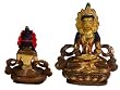 Tibetan Handmade Amatayus Buddha Statue