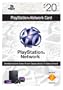 Sony Playstation Network Card - $20 [Online Game Code]