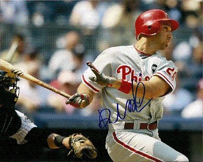Autographed/Hand Signed Raul Ibanez 8x10 Photo Philadelphia Phillies