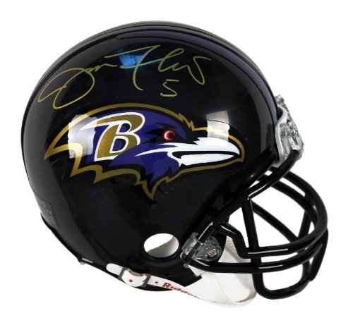 Joe Flacco Autographed Mini Helmet