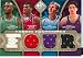 2009 SP Game Used Authentic Kevin Garnett, Bernard King, Tom Chambers & John Stockton Quad Game-Worn Jersey Card