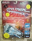 Star Trek Excelsior Class Starship Mini Playset w/ Riker & LaForge Innerspace Series