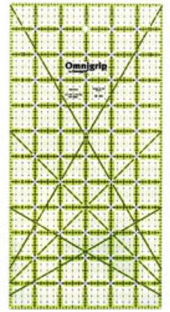 NEON OMNIGRIP NO SLIP RULER 6 X 12