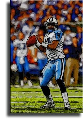 Completely Handpainted American Football Sport Painting, Custom Order FL4727, Oil on Canvas, with Option to Paint Jerry, Brett & Co. from Any Other Favorite Photograph or Picture, Unframed, Size 20
