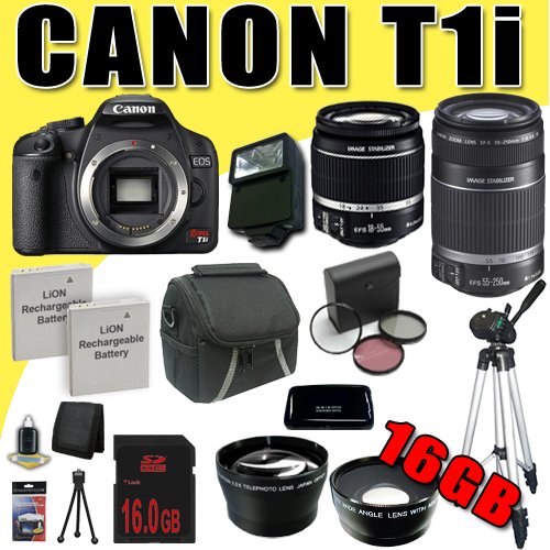 Canon EOS Rebel T1i (500D) 15.1 MP CMOS Digital 