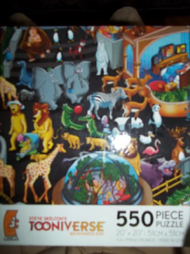Image of Steve Skelton's Tooniverse Backwards Zoo 550 Piece Jigsaw Puzzle