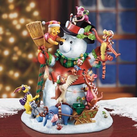 Disney Winnie the Pooh and Friends Illuminated Snowbear Tabletop Display