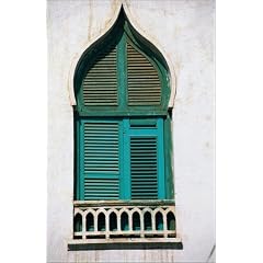 Poster 50 x 80 cm - "A pointed arch (Arab architecture) shuttered window in the town centre. The town of Massawa boasts " von Frances Linzee Gordon / Lonely Planet Images - auch in anderen Gr��en und als Leinwandbild erh�ltlich