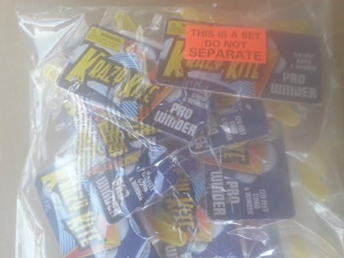Bundled Package of 10 Krazy Kite 120 Feet Cord and Winder Total 1,200 Feet