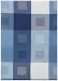 100% Cotton Jacquard Cube Blue Dishtowel 18" X 28" Set / 6
