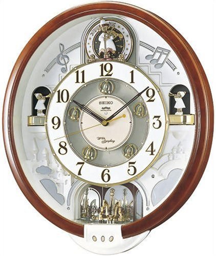 SEIKO CLOCK (セイコークロック) 掛け時計 ウエーブシンフォニー 電波時計 ツイン・パ からくり RE566H