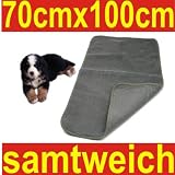 Heimtierdecke Haustierdecke Hundedecke Decke grau