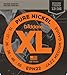 D'Addario Guitar Strings - XL Pure Nickel Electric Guitar Strings - Round Wound - Warm, Bright, Vintage Sound - EPN22 - Jazz Medium, 13-56