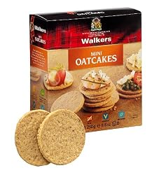 Walkers Mini Oatcakes, 8.8-Ounce Boxes (Pack of 6)