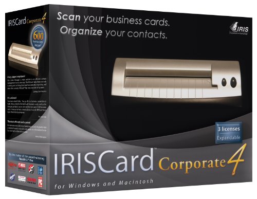 IRIS mobiler Visitenkartenscanner IRISCard Anywhere 4 Corporate mit 5 Softwarelizenzen von Preisvergleich