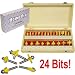 HomePro RBS024 Router Bit Set, 24-Piece, 1/4-Inch Shanks