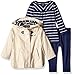 Nautica Baby Girls' Jacket, Shirt and Legging