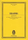 Quintet for Clarinet & Strings in b minor, Op. 115. Miniature Score