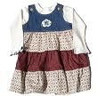 Good Lad Girl Denim Tiered Jumper Set