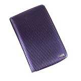 Bundle Monster Nail Art Stamping Plates Zippered Cosmetic Synthetic Leather Storage Case Organizer Holder - MARDI GRAS PURPLE