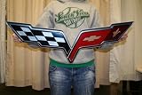 Corvette C6 Metal Sign COR14 32x12