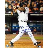 Cliff Floyd Autographed Two Run Home Run Vs. Atlanta 8x10 Photograph