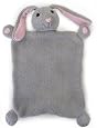 Apple Park Picnic Pal Organic Blankie, Bunny, 15` X 12`