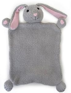 Apple Park Picnic Pal Organic 15" x 12" Blankie, Bunny