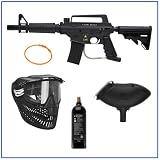 US Army Alpha Black Tactical Edition Paintball Marker Package Combo A