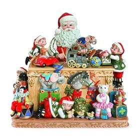 Fitz and Floyd Christmastime Cookie Jar by Fitz and Floyd