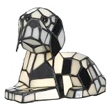 Quoizel Dalmatian Pup Tiffany Accent Lamp
